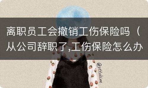 离职员工会撤销工伤保险吗（从公司辞职了,工伤保险怎么办）