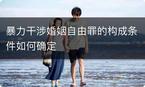 暴力干涉婚姻自由罪的构成条件如何确定