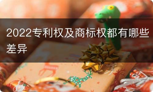 2022专利权及商标权都有哪些差异