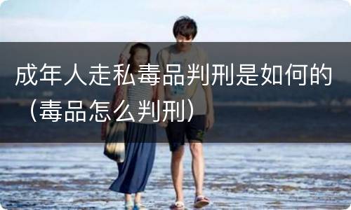成年人走私毒品判刑是如何的（毒品怎么判刑）