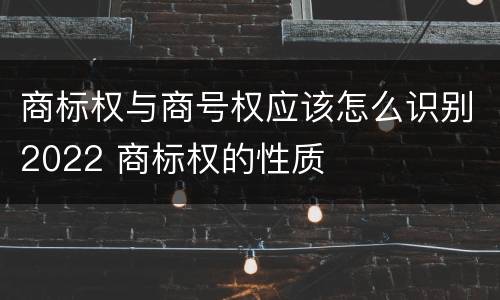 商标权与商号权应该怎么识别2022 商标权的性质