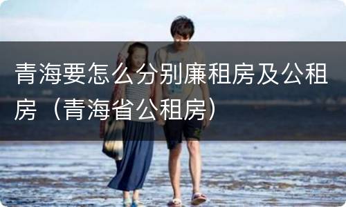 青海要怎么分别廉租房及公租房（青海省公租房）