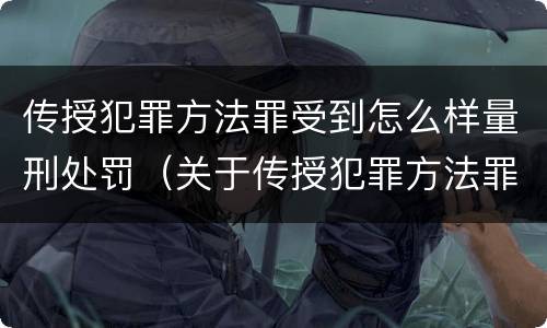 传授犯罪方法罪受到怎么样量刑处罚（关于传授犯罪方法罪）