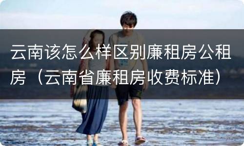 云南该怎么样区别廉租房公租房（云南省廉租房收费标准）