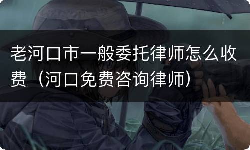 老河口市一般委托律师怎么收费（河口免费咨询律师）