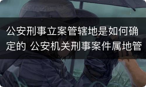 公安刑事立案管辖地是如何确定的 公安机关刑事案件属地管辖
