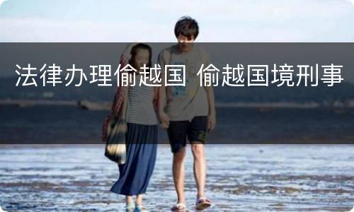 法律办理偷越国 偷越国境刑事