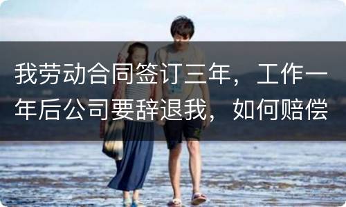 我劳动合同签订三年，工作一年后公司要辞退我，如何赔偿