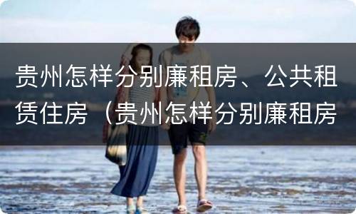 贵州怎样分别廉租房、公共租赁住房（贵州怎样分别廉租房,公共租赁住房呢）