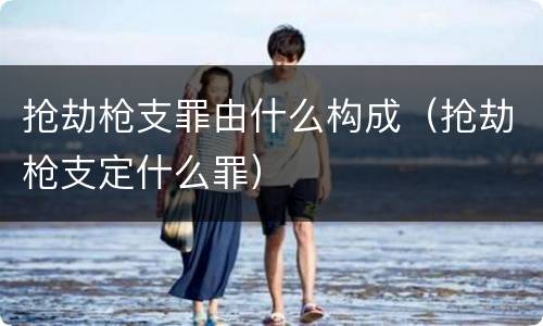 抢劫枪支罪由什么构成（抢劫枪支定什么罪）