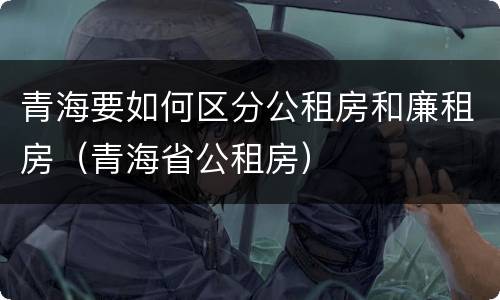 青海要如何区分公租房和廉租房（青海省公租房）