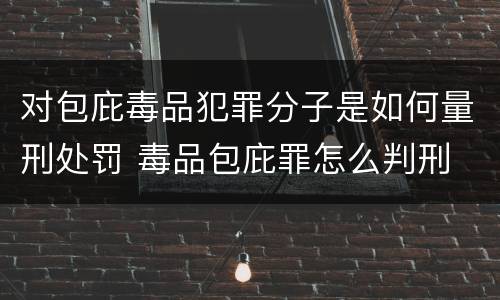 对包庇毒品犯罪分子是如何量刑处罚 毒品包庇罪怎么判刑