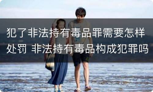 犯了非法持有毒品罪需要怎样处罚 非法持有毒品构成犯罪吗