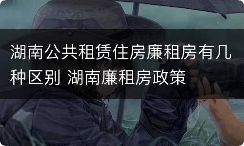 湖南公共租赁住房廉租房有几种区别 湖南廉租房政策
