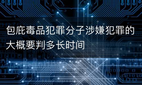 包庇毒品犯罪分子涉嫌犯罪的大概要判多长时间