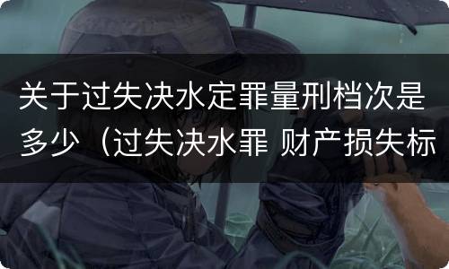 关于过失决水定罪量刑档次是多少（过失决水罪 财产损失标准）
