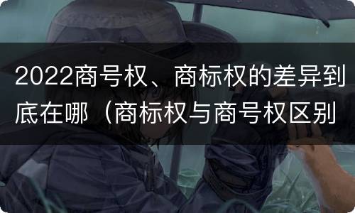 2022商号权、商标权的差异到底在哪（商标权与商号权区别）