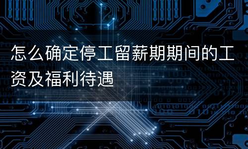 怎么确定停工留薪期期间的工资及福利待遇