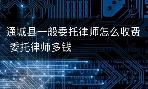通城县一般委托律师怎么收费 委托律师多钱