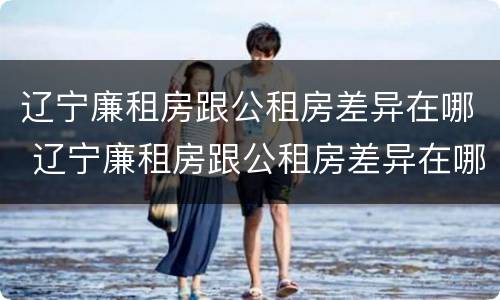 辽宁廉租房跟公租房差异在哪 辽宁廉租房跟公租房差异在哪查