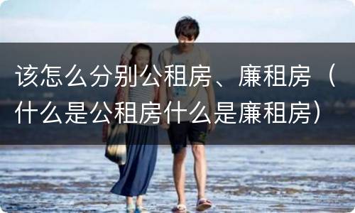 该怎么分别公租房、廉租房（什么是公租房什么是廉租房）