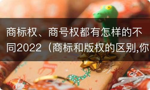 商标权、商号权都有怎样的不同2022（商标和版权的区别,你知道多少?）