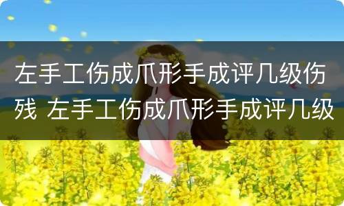 左手工伤成爪形手成评几级伤残 左手工伤成爪形手成评几级伤残标准