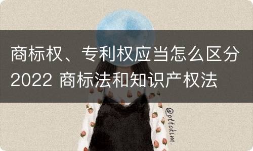 商标权、专利权应当怎么区分2022 商标法和知识产权法
