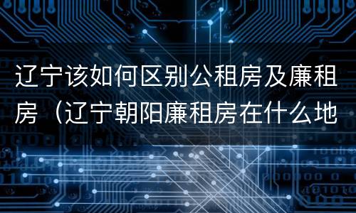 辽宁该如何区别公租房及廉租房（辽宁朝阳廉租房在什么地方）