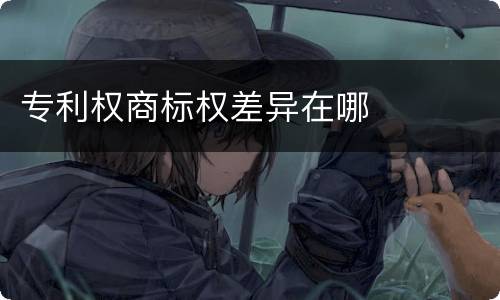 专利权商标权差异在哪