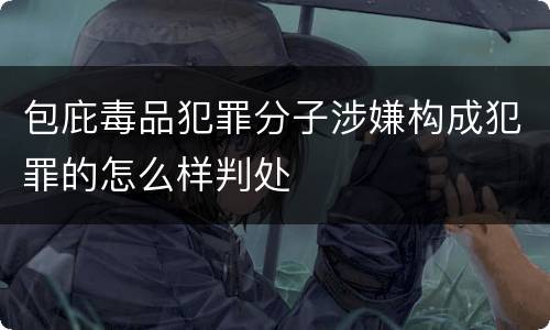 包庇毒品犯罪分子涉嫌构成犯罪的怎么样判处