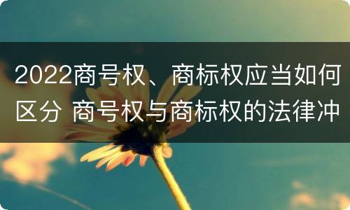2022商号权、商标权应当如何区分 商号权与商标权的法律冲突与解决