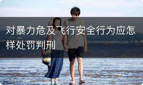 对暴力危及飞行安全行为应怎样处罚判刑