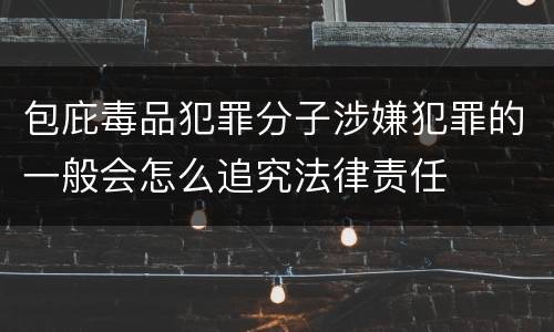 包庇毒品犯罪分子涉嫌犯罪的一般会怎么追究法律责任