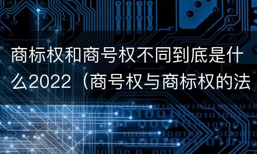 商标权和商号权不同到底是什么2022（商号权与商标权的法律冲突与解决）