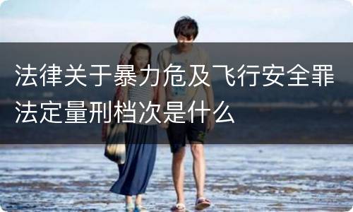 法律关于暴力危及飞行安全罪法定量刑档次是什么
