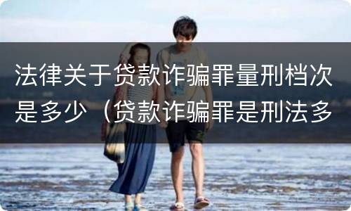 法律关于贷款诈骗罪量刑档次是多少（贷款诈骗罪是刑法多少条）