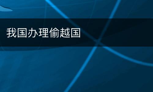 我国办理偷越国