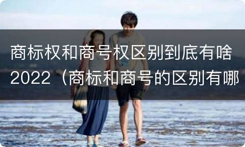 商标权和商号权区别到底有啥2022（商标和商号的区别有哪些?）