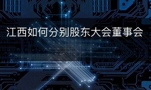 江西如何分别股东大会董事会