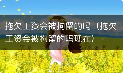 拖欠工资会被拘留的吗（拖欠工资会被拘留的吗现在）
