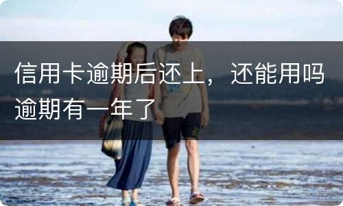 信用卡逾期后还上，还能用吗逾期有一年了