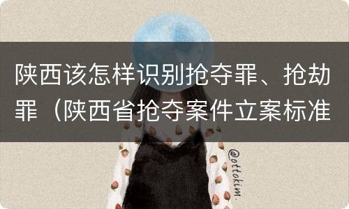 陕西该怎样识别抢夺罪、抢劫罪（陕西省抢夺案件立案标准）