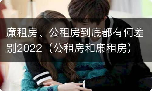 廉租房、公租房到底都有何差别2022（公租房和廉租房）