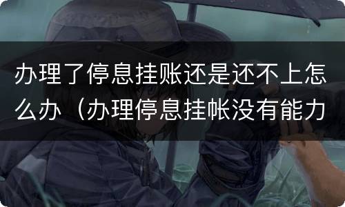 办理了停息挂账还是还不上怎么办（办理停息挂帐没有能力还了,有什么影响）