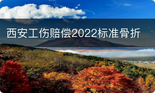 西安工伤赔偿2022标准骨折