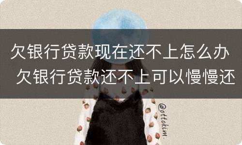 欠银行贷款现在还不上怎么办 欠银行贷款还不上可以慢慢还吗