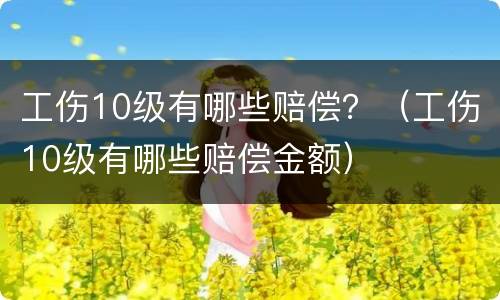 工伤10级有哪些赔偿？（工伤10级有哪些赔偿金额）