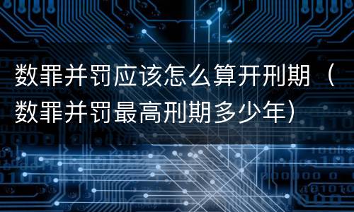 数罪并罚应该怎么算开刑期（数罪并罚最高刑期多少年）