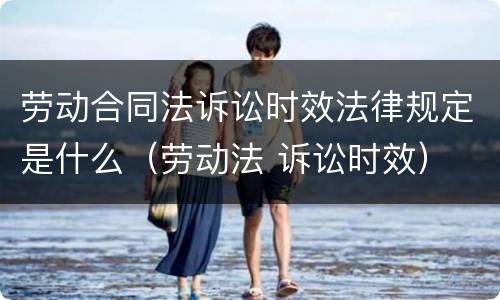 劳动合同法诉讼时效法律规定是什么（劳动法 诉讼时效）